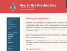 Tablet Screenshot of howtousepsychedelics.org